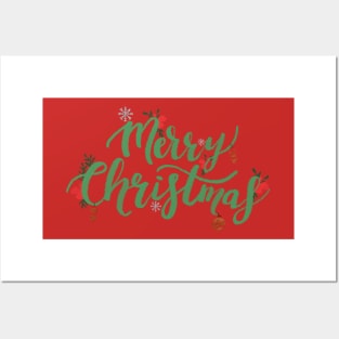 Merry Christmas Posters and Art